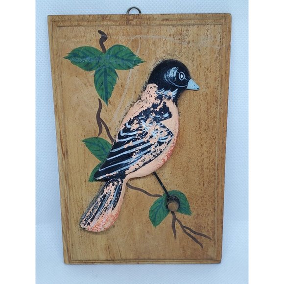 Napco Originals By Giftcraft Oriole Wall Décor Embossed Bird Plaque - Picture 10 of 11